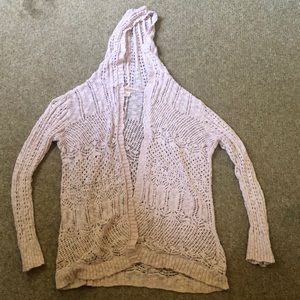 Light Pink Lace Cardigan